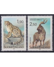 F-EX43377 FINLAND SOUMI MNH 1989 WWF WILDLIFE FAUNA PANTHERA GOT.