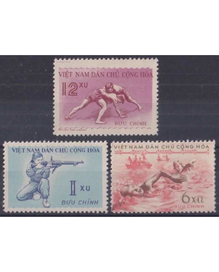 F-EX43662 VIETNAM 1959 MH SPORT SWIMING SHUTTING FIGHTING.
