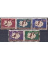 F-EX43591 PARAGUAY 1963 MNH WINTER OLYMPIC GAMES SKIING.