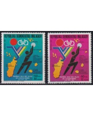 F-EX43516 MADAGASCAR 1986 MNH INDIAN OCEAN CITY SPORT GAMES.