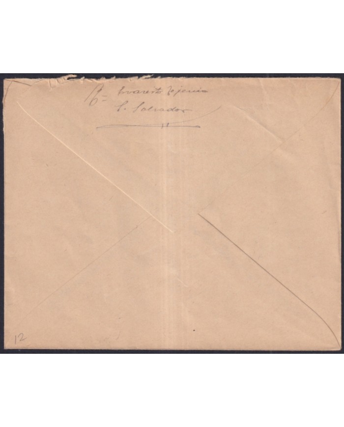 Z491 ESPAÑA SPAIN 193? CIVIL WAR CENSORSHIP CERVERA DE PISUERGA TO VALLADOLID.