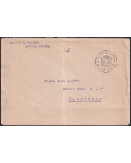 Z506 ESPAÑA SPAIN 1939 CIVIL WAR 3ª DIVISION DE NAVARRA ESTADO MAYOR TO BARCELONA.