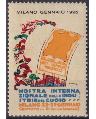 F-EX16603 ITALY ITALIA CINDERELLA 1925 MILAN SKIN INTERNATIONAL FAIR ORIGINAL GUM