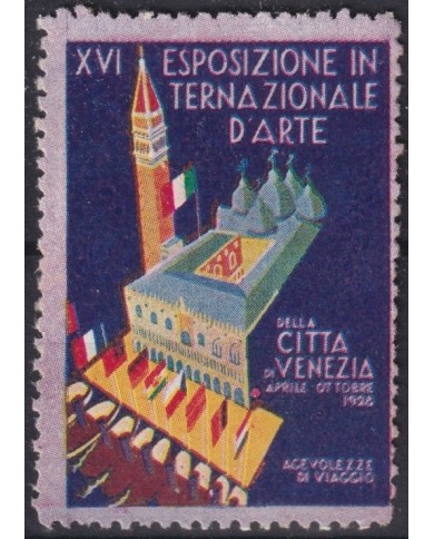F-EX16607 ITALY ITALIA CINDERELLA 1926 VENICE VENEZIA ART INTERNATIONAL NO GUM
