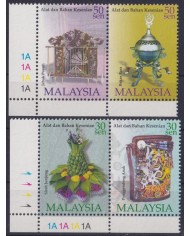 F-EX44752 MALAYSIA MNH 2001 CULTURAL INSTRUMENTS ARTIFACTS.