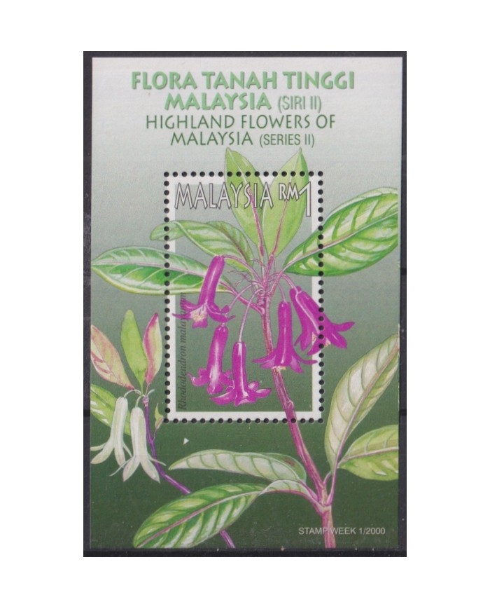 F-EX44538 MALAYSIA MNH 2000 HIGHTLAND FLOWER LEAF TREE.