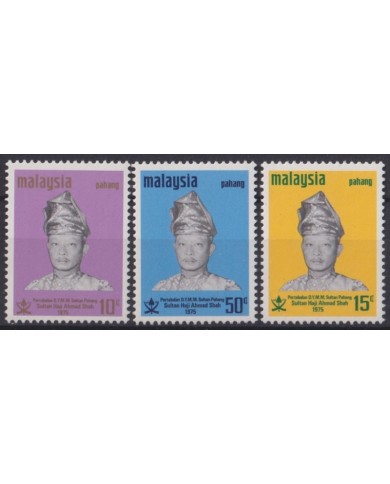 F-EX44765 MALAYSIA MNH 1975 INSTALLATION OF SULTAN PAHANG.