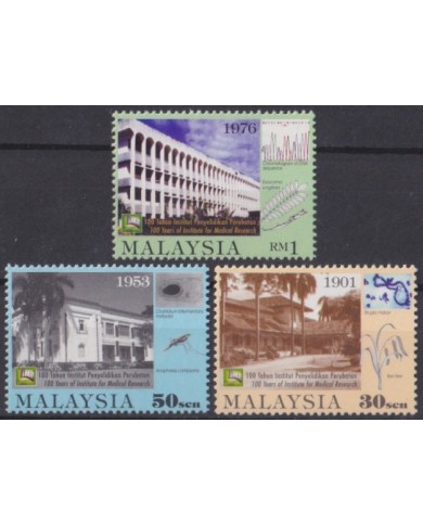 F-EX44504 MALAYSIA MNH 2000 CENTENARY OF INSTITUTE OF MEDICAL RESEARCH.