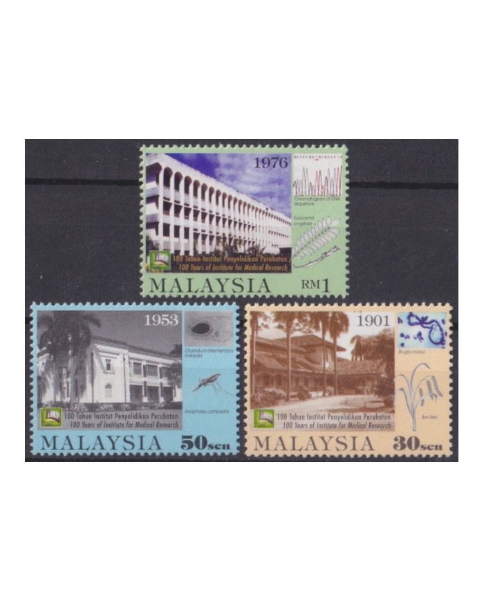 F-EX44504 MALAYSIA MNH 2000 CENTENARY OF INSTITUTE OF MEDICAL RESEARCH.