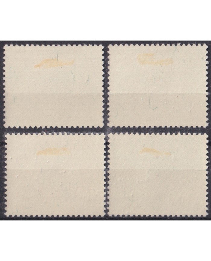 F-EX43677 LIECHTENSTEIN MLH 1958 SPORT TENNIS FENCING CYCLING SWIMMING.