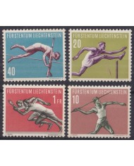 F-EX43688 LIECHTENSTEIN MLH 1956 SPORT ATHLETISM JAVELIN.