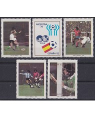 F-EX44587 ARGENTINA MNH 1981 SPAIN CHAMPIONSHIP SOCCER FOOTBALL.