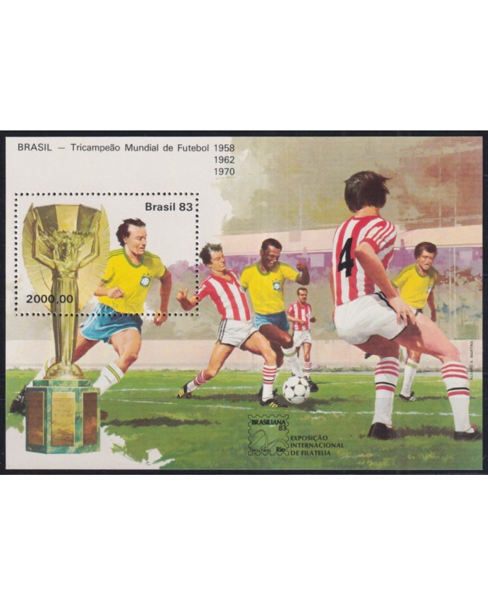 F-EX43804 BRAZIL BRASIL MNH 1982 SPAIN CHAMPIONSHIP SOCCER FOOTBALL.