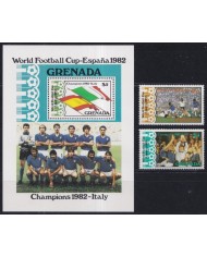 F-EX43788 GRENADA MNH 1982 CHAMPIONSHIP SOCCER FOOTBALL.