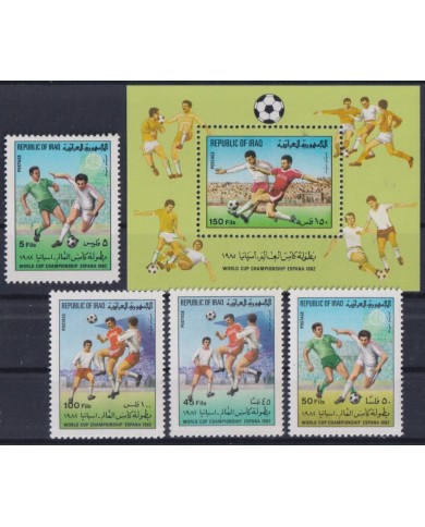 F-EX44511 IRAQ MNH 1982 CHAMPIONSHIP SOCCER FOOTBALL.