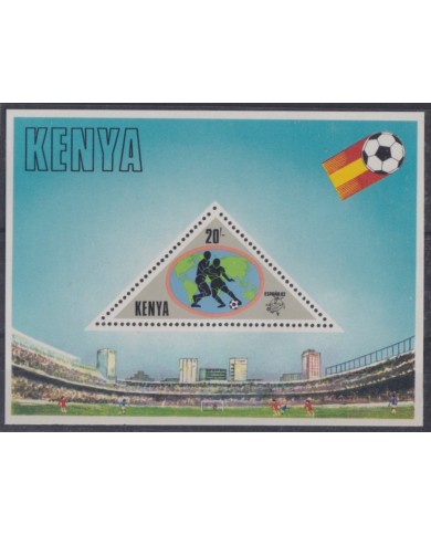 F-EX44532 KENYA MNH 1982 CHAMPIONSHIP SOCCER FOOTBALL.