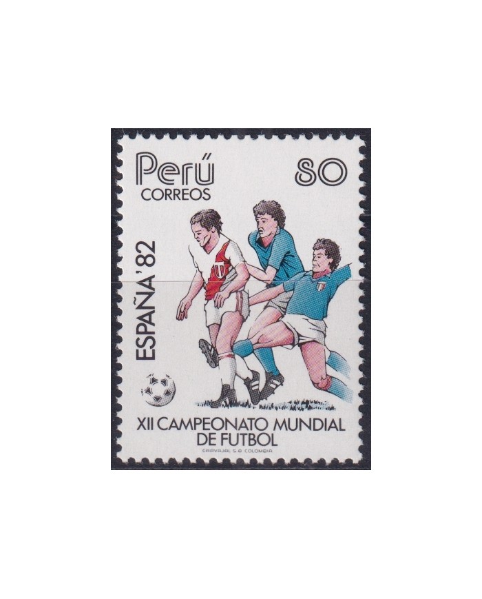 F-EX44585 PERU MNH 1982 CHAMPIONSHIP SOCCER FOOTBALL.