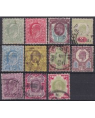 F-EX44614 UK ENGLAND 1902-10 DEFINIITIVE STAMPS LOT.