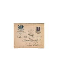 F-EX381 SPAIN ESPAÑA OLD 1937 HOTEL ATLANTIC. LAS PALMAS CANARIAS. CENSORSHIP