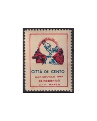 F-EX16681 ITALY ITALIA CINDERELLA 1950 CARNIVAL CARNEVALE DI VIAREGGIO ORIGINAL GUM