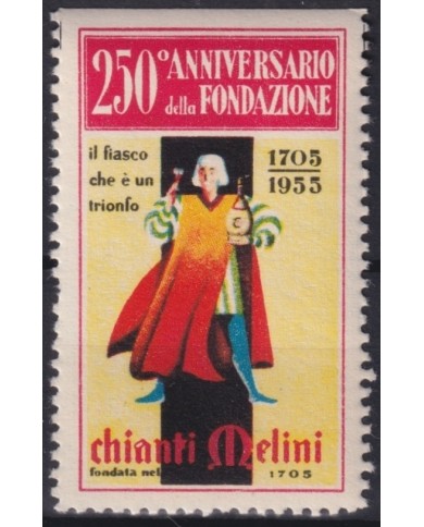 F-EX16689 ITALY ITALIA CINDERELLA 1954 CHIANTI MELINI WINE BEVERAGE ORIGINAL GUM