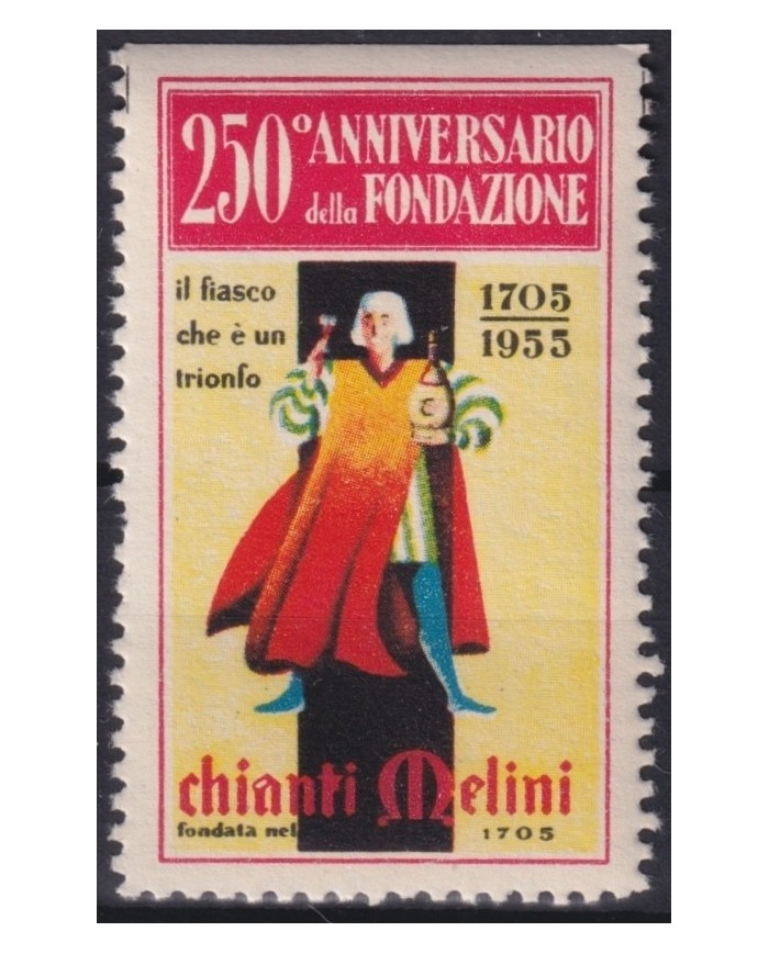 F-EX16689 ITALY ITALIA CINDERELLA 1954 CHIANTI MELINI WINE BEVERAGE ORIGINAL GUM