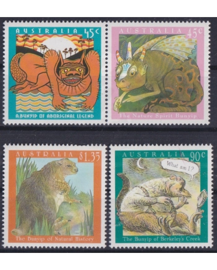 F-EX44594 AUSTRALIA MNH 1994 ABORIGINAL LEYEND SPIRIT BUNYIP BERKELEY.