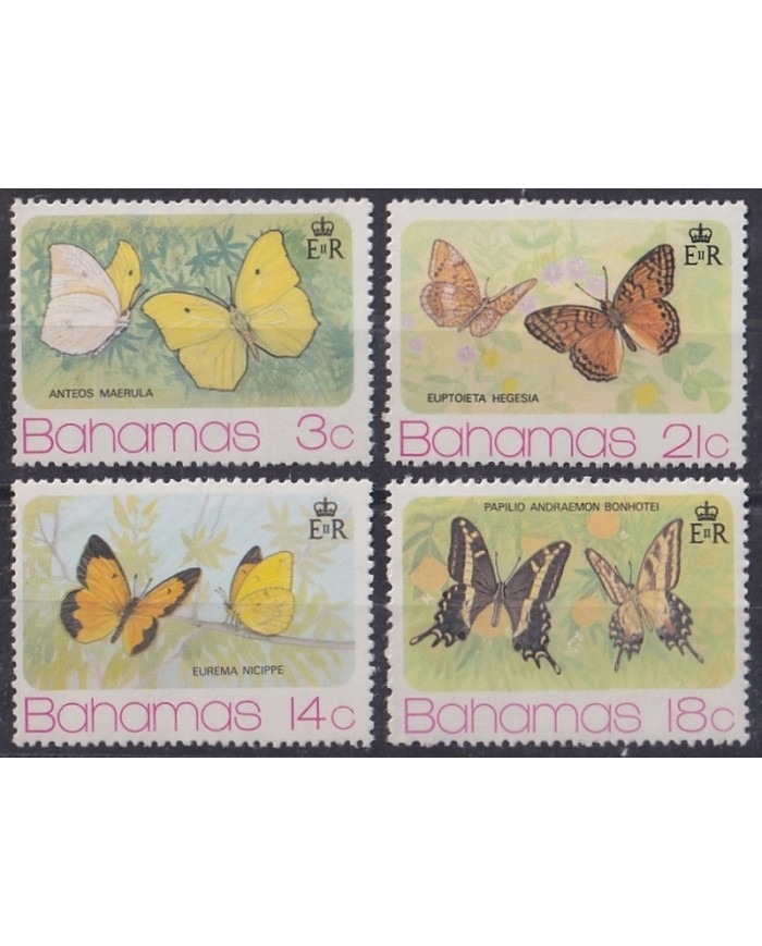 F-EX44794 BAHAMAS MNH 1975 BUTTERFLIES PAPILLON MARIPOSAS. F-EX44794 BAHAMAS MNH 1975 BUTTERFLIES PAPILLON MARIPOSAS.