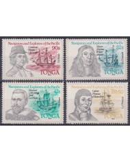 F-EX44777 TONGA MNH 1985 DISCOVERY SHIP LEMAIRE MAURELLE  SCOUTEN FLETCHER CHRISTIAN.