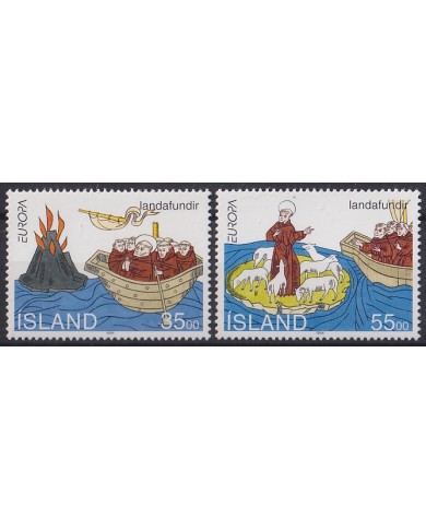 F-EX44778 ICELAND ISLAND MNH 1994 EUROPA SHIP ST. BRENDAN BARCOS.