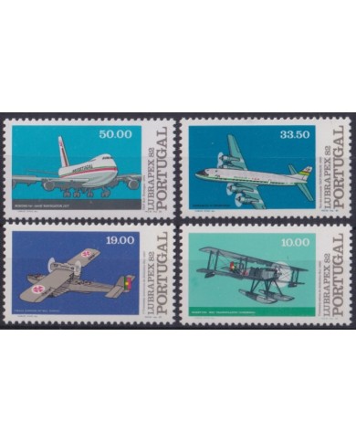 F-EX44684 PORTUGAL MNH 1982 AVION AIRPLANE AIR MAIL LUBRAPEX´82.
