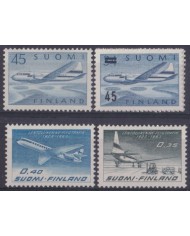 F-EX44595 FINLAND SOUMI MNH 1958-63 AVION AIRPLANE AIR MAIL.