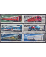 F-EX44701 GERMANY DDR MNH 1973 RAILROAD RAILWAYS TRAIN