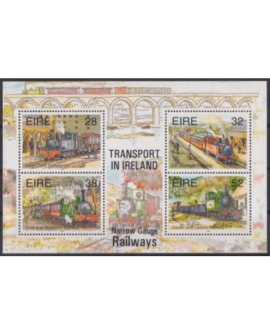 F-EX44601 IRELAND MNH 1973 RAILROAD RAILWAYS TRAIN LOCOMOTIVE.