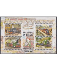 F-EX44601 IRELAND MNH 1973 RAILROAD RAILWAYS TRAIN LOCOMOTIVE.