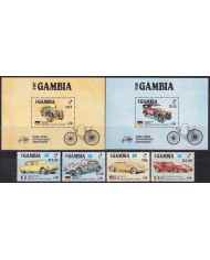 F-EX44834 GAMBIA MNH 1986 VINTAGE AUTOMOVIL AUTO CARL BENZ.
