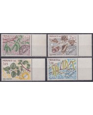 F-EX44681 MONACO MNH 1986 PRECANCELS TREE FRUIT FLOWER FLORES FRUTOS.