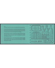 F-EX44732 SWEDEN MNH 1977 BOOKLED FOREST FRUIT BLACKBERRY JAM FLOWER FLORES.