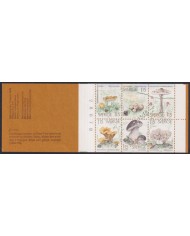 F-EX44734 SWEDEN MNH 1978 BOOKLED SVAMPAR MUSHROOMS FLOWER FLORES.