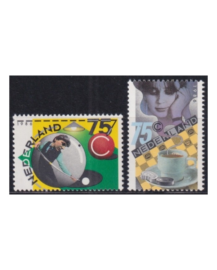 F-EX44157 HOLLAND NEDERLAND NETHERLAND MNH 1986 BILLAR DAMAS.