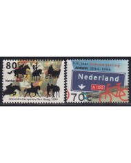 F-EX44567 HOLLAND NEDERLAND NETHERLAND MNH 1994 TRAFIC SIGN HORSE GAMES.
