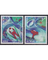 F-EX44572 NORWAY NORGE NOREG MNH 1997 NORDIC SKI WC.