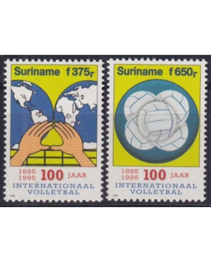 F-EX44307 SURINAME MNH 1995 VOLLEYBALL CHAMPIONSHIP.