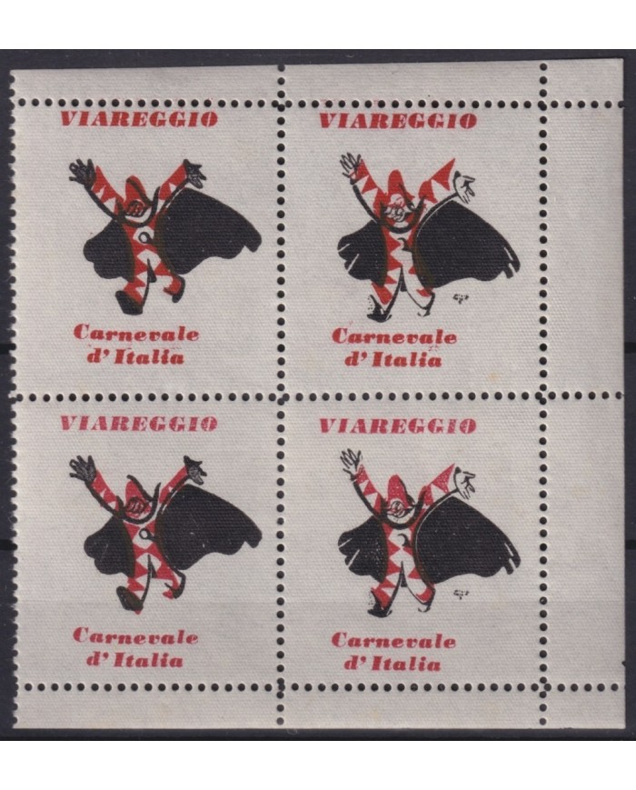 F-EX16705 ITALY ITALIA CINDERELLA CIRCA1950 CARNIVAL CARNEVALE DI VIAREGGIO MINI SHEET ORIGINAL GUM