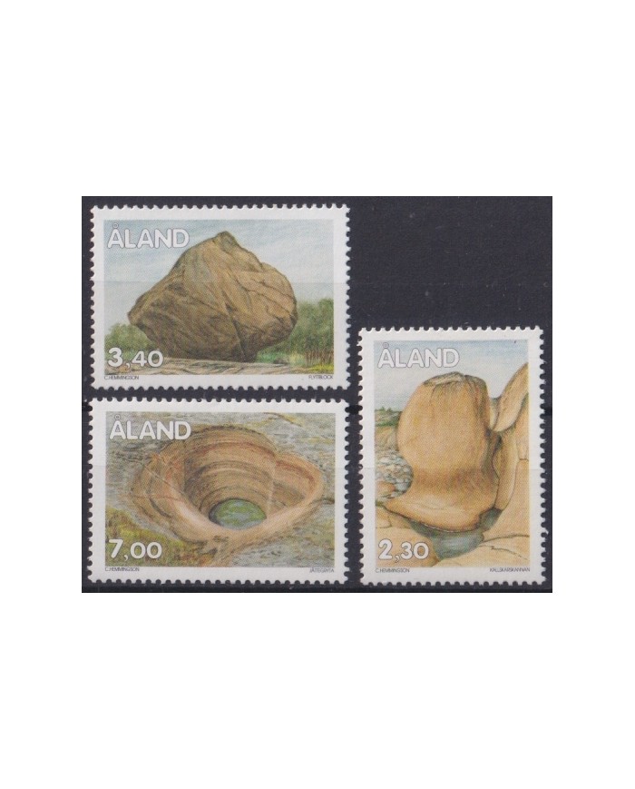 F-EX44682 ALAND MNH 1995 STONE FORMATIONS NATURE LANDSCAPE.