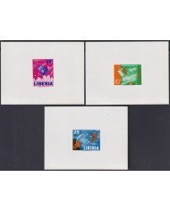 F-EX43722 LIBERIA MNH 1963 SPACE COSMOS SATELLITE SPECIAL PRESENTATION SHEET.