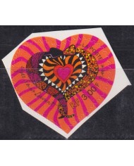 F-EX44559 FRANCE MNH 2000 YVES SANT LAURENT GREETINGS SAN VALENTIN ADHESIVE.