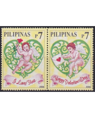 F-EX44866 PHILIPPINES MNH 2006 CUPIDO GREETINGS SAN VALENTIN.