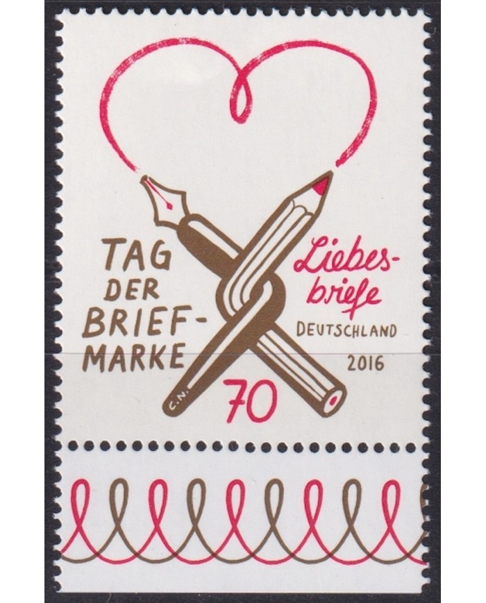 F-EX44867 GERMANY MNH 2016 GREETINGS SAN VALENTIN LOVE.