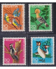 F-EX44882 SWITZERAND MNH 1970 PRO JUVENTUTE BIRD AVES PAJAROS OISEAUX.